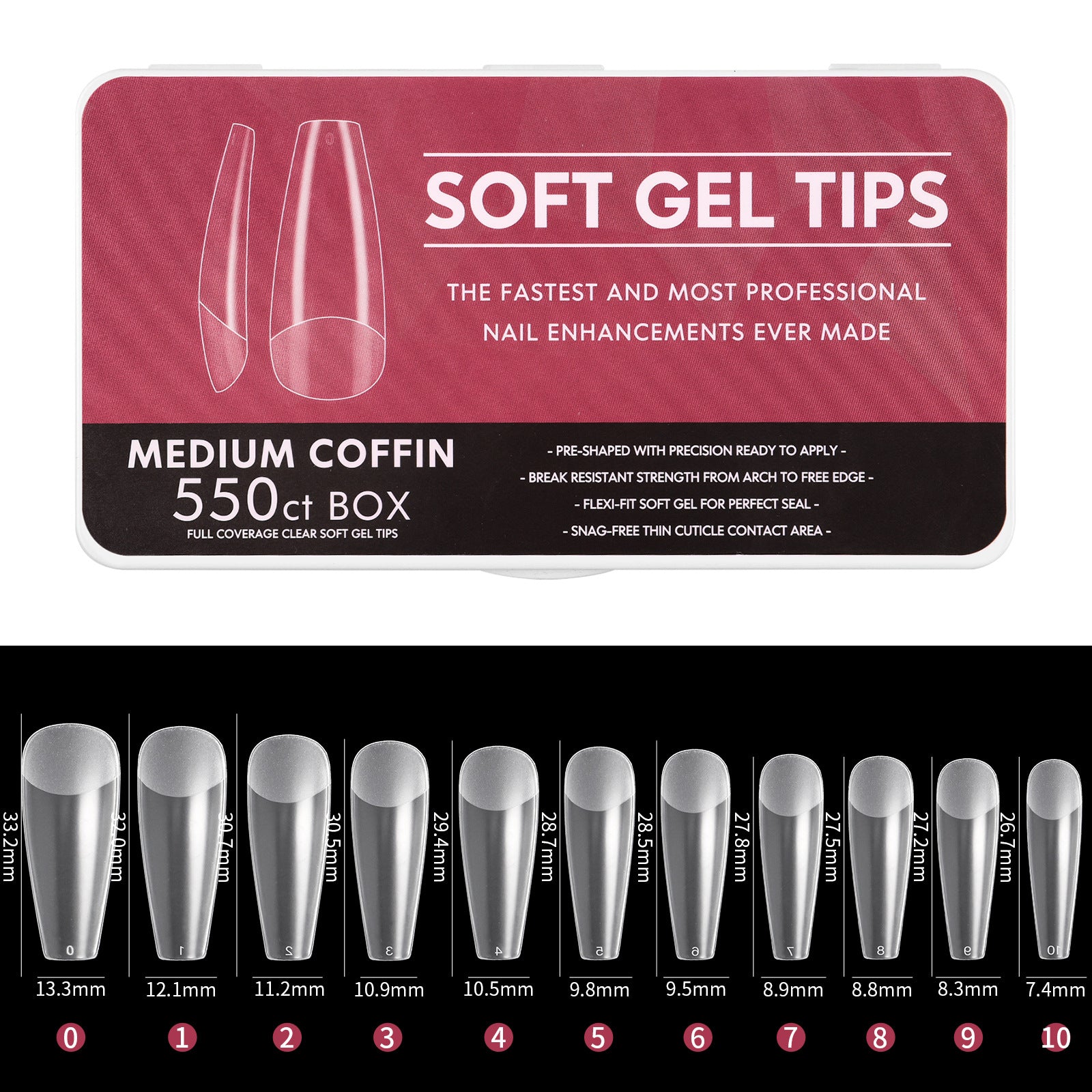 Nail Tips Pack - Paddie Nails