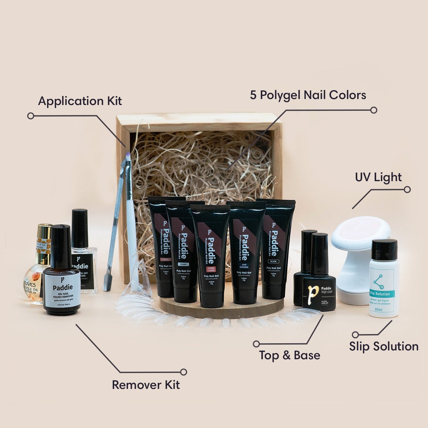 Polygel Intermediate Kit - Paddie Nails