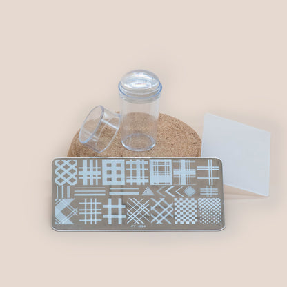 4 Metal Art Plate - Paddie Nails